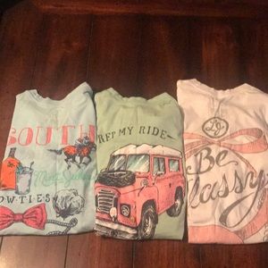 Lauren James Sweet Tee t shirts x 3